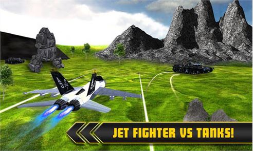Fighter Jet Tanks Strike War image
