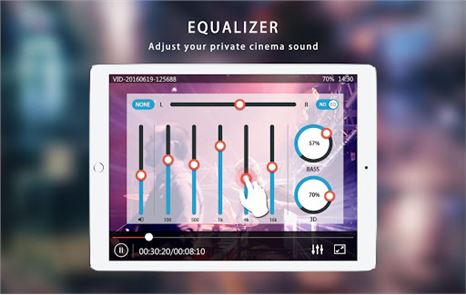 imagem HD Equalizer Video Player