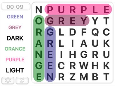 Word Search Games in english image