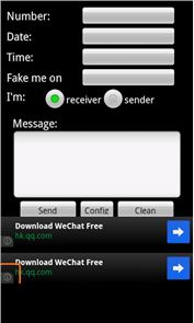 imagen Fake SMS enviando
