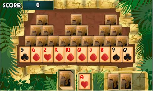 PYRAMID SOLITAIRE card game image