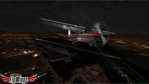 Flight Simulator Noite NY imagem grátis