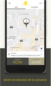 Addison Lee - App imagen Taxi