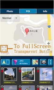 GPS Visualizador de fotos de usar la imagen GoogleMap