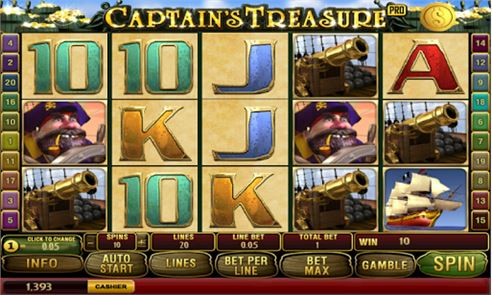imagem Treasure Slots do capitão