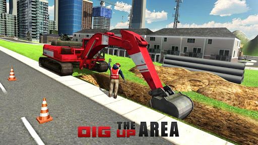 Pesada excavadora Simulador 2016 imagen