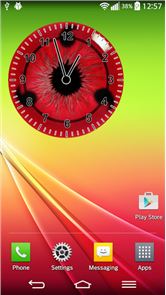 Sharingan Clock Widget image
