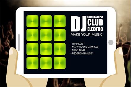 Dj electro club sound pad image