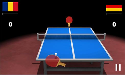 Mesa de ping pong imagen virtual en 3D