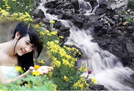 Waterfall Photo Frame image