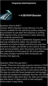 4 GB Memoria RAM Booster - 2017 imagen