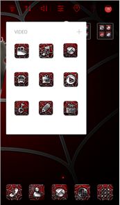 Red Spider launcher theme image