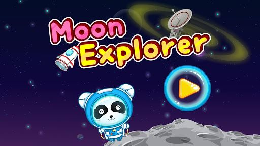 Moon Explorer: Imagen de la panda del astronauta