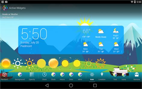 COLOR WEATHER ICONS FOR HDW image