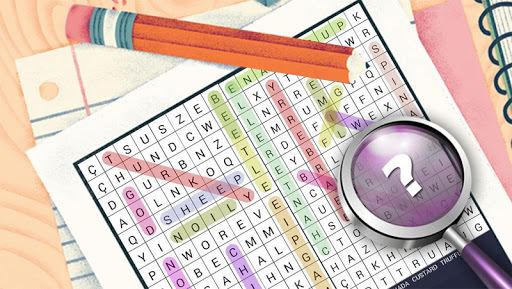 Palavras cruzadas - imagem Word Search