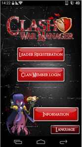 Clash War Manager image