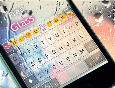 Imagem de vidro Emoji Keyboard Skin