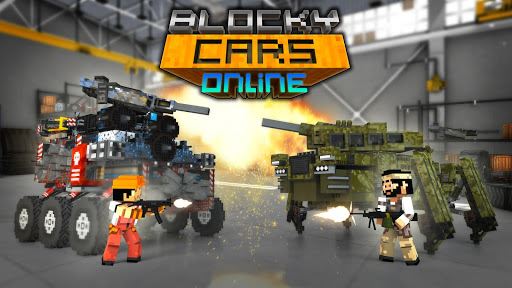 Blocky Cars Online image