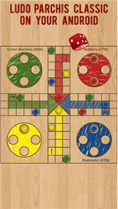 Ludo imagen Parchis clásico woodboard