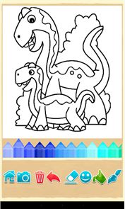 Dino Coloring Game image