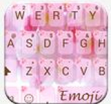 Amo a cereja Emoji Keyboard