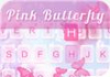Pink Butterfly Keyboard Theme
