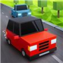 Blocky Cars: Traffic Rush