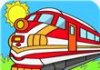 jogo de desenho de trem para as crianças