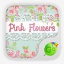 Pink Flowers GO Keyboard Theme