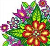 Flores Mandala livro para colorir