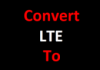 LTE para VoLTE Converter Pro