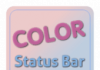 Color de la barra de estado