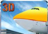 3D del aeropuerto del avión personal de tierra