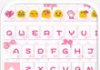 Pink Knot Emoji Keyboard Theme