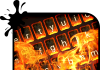 Burning Animated Keyboard