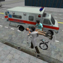 Aparcamiento ambulancia 3D Extended