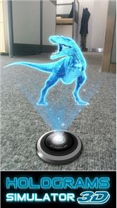 3D Hologram Simulated image