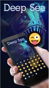 Deep Sea Emoji Keyboard Theme image