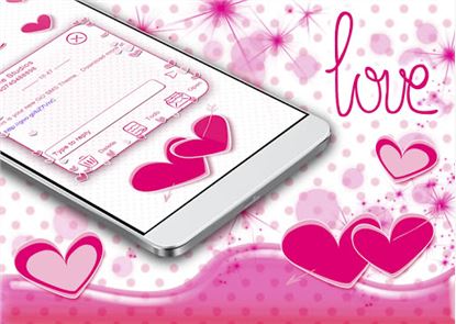 Pink Love SMS image