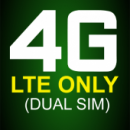 4G LTE Sólo Modo de red móvil (Doble SIM)