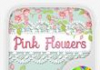 Las flores de color rosa GO Keyboard Theme